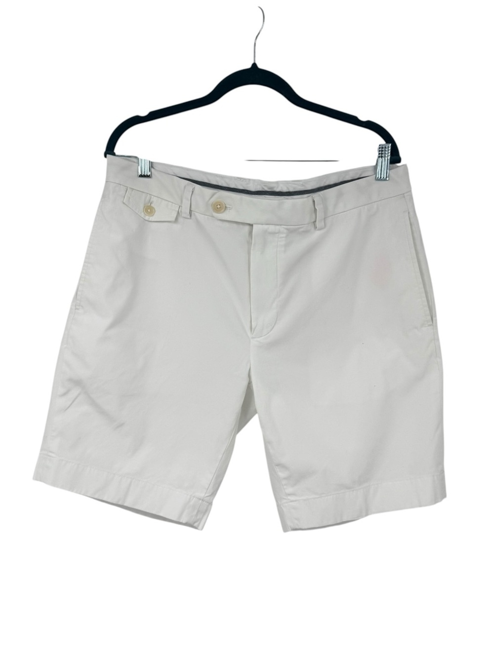 Brooks Brothers Mens Size 34 White Bermuda Shorts Cotton blend